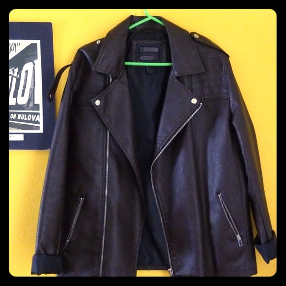 21men Other - Faux Leather Jacket Forever 21 Men